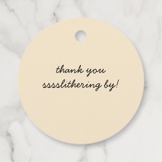 メッセージカード フェイバータグ (裏面)