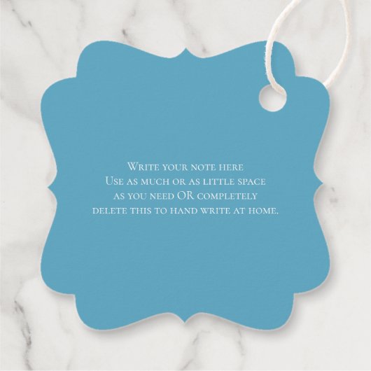 メッセージカード |印象的なティール(緑がかった色)アメジスト抽象芸術フローラ フェイバータグ (裏面)