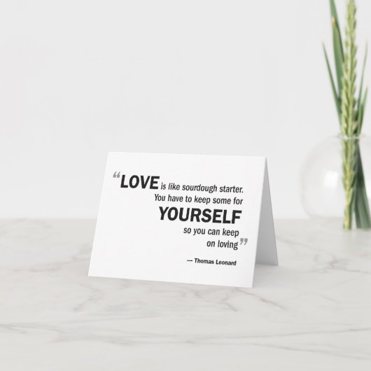 メッセージカード- 「愛サワードウのようです… 「は カード (正面)