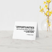 メッセージカード- 「機会たたきません… 「は カード (黄色い花)