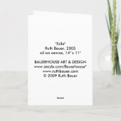 メッセージカード: "流浪" カード (裏面)