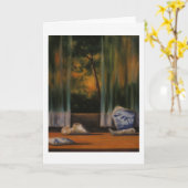 メッセージカード: "流浪" カード (黄色い花)