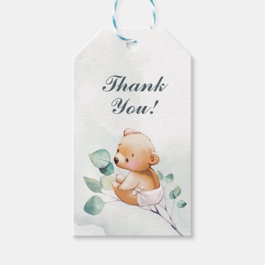 メッセージカード – 私たちは心から待つことができる ギフトタグ (正面)