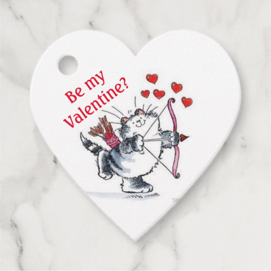 メッセージカード – 私のバレンタイン？ フェイバータグ (正面)