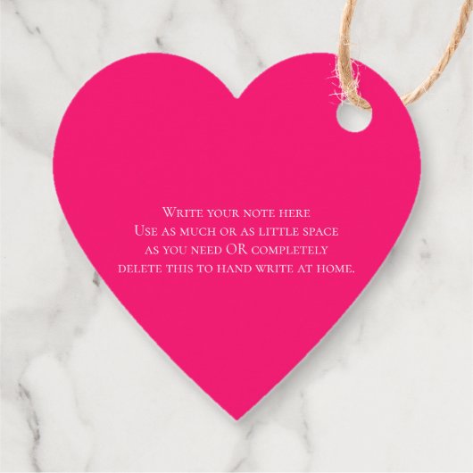 メッセージカード |美はっきりしたしい緋色の牡丹 フェイバータグ (裏面)