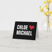 メッセージカード-赤及び黒 カード (黄色い花)