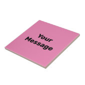 メッセージシンプルの文字テンプレート（ピンクとブラック） タイル (側面)