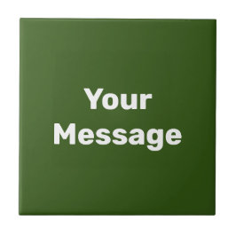 メッセージシンプルの緑と白の文字テンプレート タイル