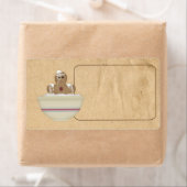 メッセージジンジャーブレッドマンラベル ラベル (インサイチュ)