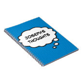 メッセージバブル考えおもしろいレトロ漫画ブック ノートブック (右側)