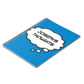 メッセージバブル考えおもしろいレトロ漫画ブック ノートブック (左側)