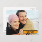 メッセージフォトおもしろいレトロ漫画ブックアーポップ・アートのト ポストカード (正面/裏面)