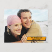 メッセージフォトおもしろいレトロ漫画ブックアーポップ・アートのト ポストカード (正面)