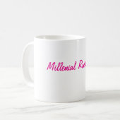 メッセージマグ コーヒーマグカップ (正面左)