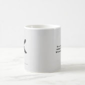 メッセージ付きのカスタマイズ可能なZen パーソナライズされた Mug コーヒーマグカップ (中央)