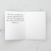 メッセージ付きの灯感動的台の挨拶状 カード (内部)