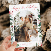 メッセージ付きエレガントな植物 シーズンカード