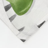 メッセージ付きサファリパーソナライズされた毛布生まれたばかりの フリースブランケット (角)