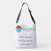 メッセージ付きハンズフリースタイル：クロスボディバッグ クロスボディバッグ (裏面)