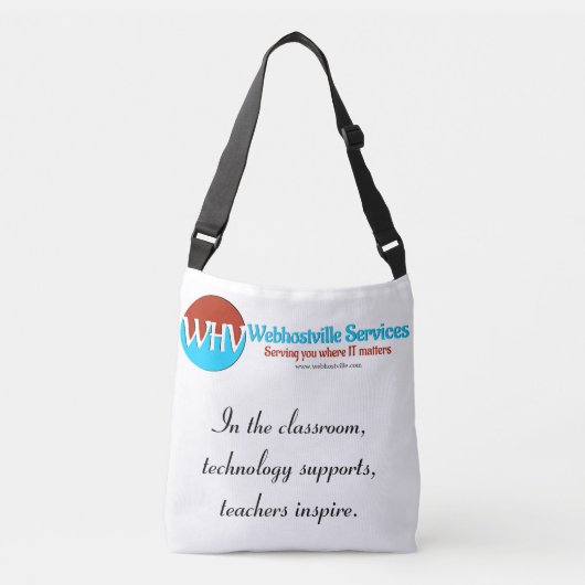 メッセージ付きハンズフリースタイル：クロスボディバッグ クロスボディバッグ (正面)