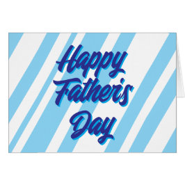 メッセージ付き父の日パーソナライズされたカード青