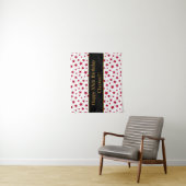 メッセージ付き誕生日レッドスタータペストリー タペストリー (インサイチュ)