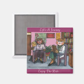 メッセージ付き閉経期磁石 マグネット (正面/裏面)