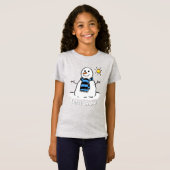 メッセージ付き雪だるま！ Tシャツ (正面フル)