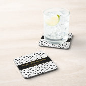 メッセージ付き黒星誕生日 コースター (右側)