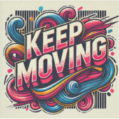 メッセージ前向きステッ保ク。 シール (正面)