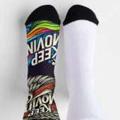 メッセージ前向きソックス ソックス (上部)