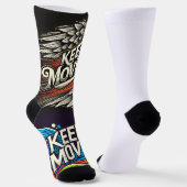 メッセージ前向きソックス ソックス (傾斜あり)