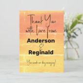 メッセージ宇宙両面サマーピーチありがとう サンキューカード (スタンド正面)