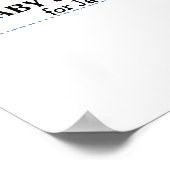 メッセージ形見モンキーベビーシャワーポスター ポスター (角)