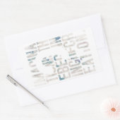 メッセージ性／アート性を重視される方に seal gete 長方形シール (封筒)