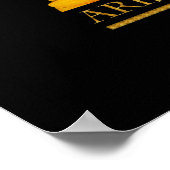 メッセージ感動的前向きひまわり ポスター (角)