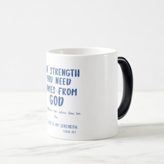 メッセージ感動的引用文と聖書の聖句 モーフィングマグカップ (正面右)