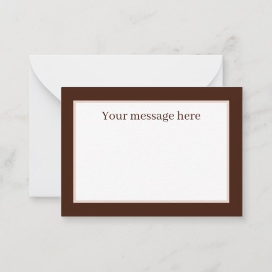 メッセージ感謝していバニーを追加した可愛い ノートカード (裏面)