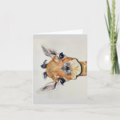 メッセージ用の空白のインテリア付きMalcomノートカード。 カード (正面)