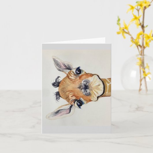 メッセージ用の空白のインテリア付きMalcomノートカード。 カード (黄色い花)