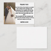 メッセージ結婚とサンキューカード ノートカード (正面/裏面)