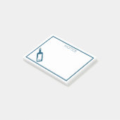 メッセージ航海ののボトル海青 ポストイット (アングル)