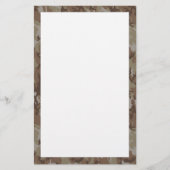 メッセージ迷彩柄 便箋 (正面)