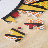 メッセージ音声バブルおもしろいレトロ漫画ブック ジグソーパズル (側面)