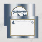 メッセージ・イン・ア・ボトル・セイル・ボート・ベイビー・シャワー (正面/裏面)