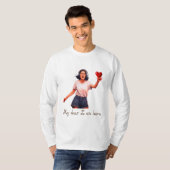 メッセージ・ティーを受け入れる Tシャツ (正面フル)