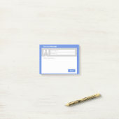 メッセージ・ボックスのポスト・イット ポストイット (デスク上)