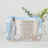 メッセージ ボトル ビーチ レセプションのみ 招待状 (スタンド正面)