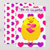 メッセージ、招待に恋の甘い女 招待状 (正面/裏面)