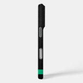 メッセーモダンジ付き黒パーソナライズされたいiPhoneケース Case-Mate iPhoneケース (裏面 / 右)